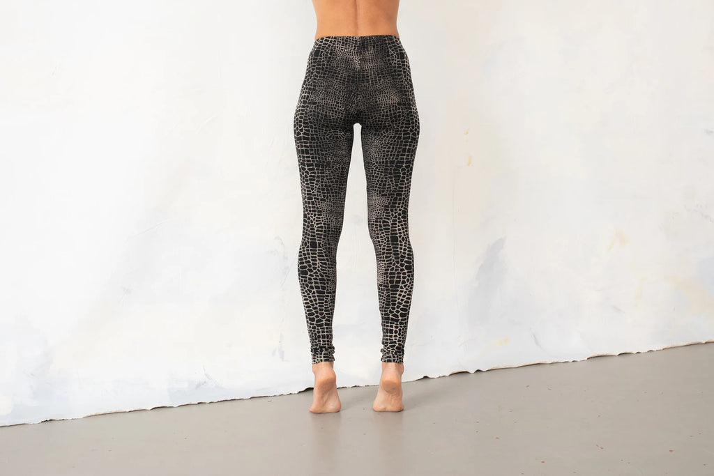 Aligator Pattern Stretchy Leggings