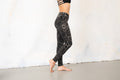 Cracked Earth Pattern Stretchy Leggings