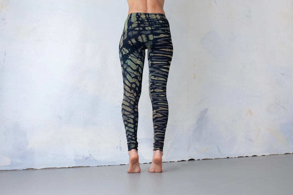 Green jungle Pattern Stretchy Leggings
