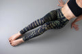 Green jungle Pattern Stretchy Leggings