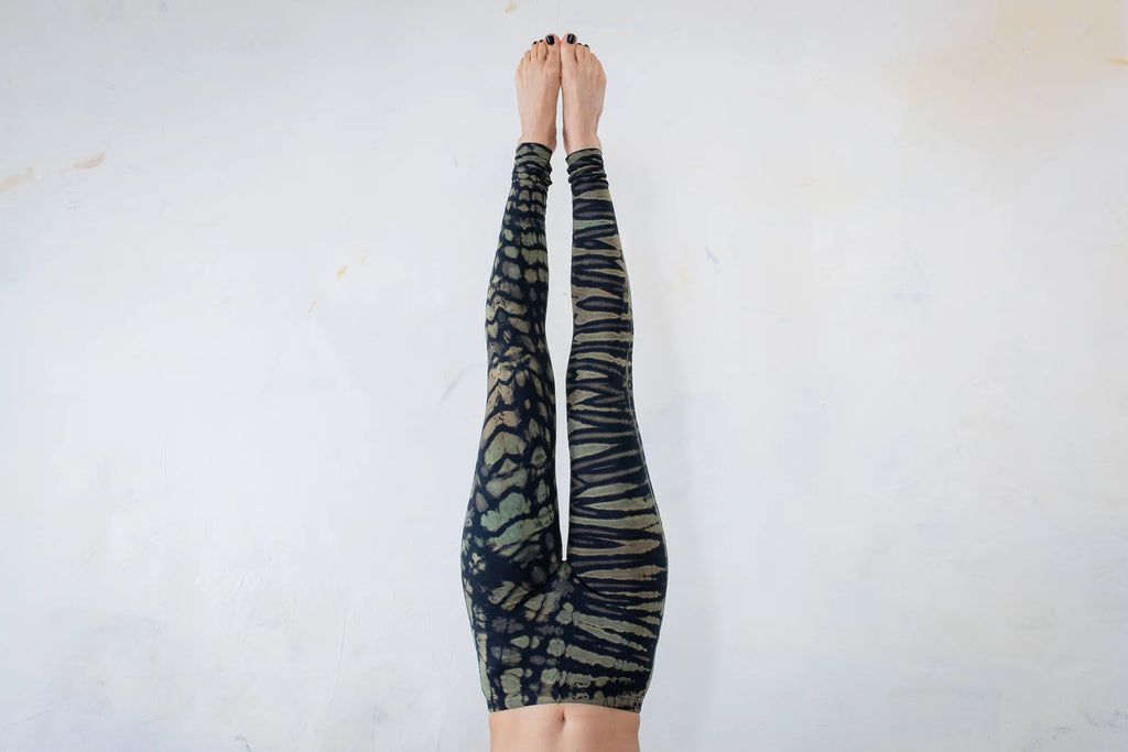 Green jungle Pattern Stretchy Leggings