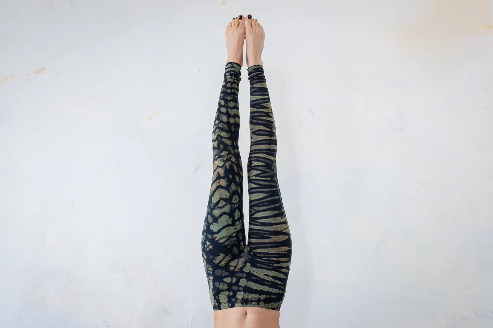 Green jungle Pattern Stretchy Leggings